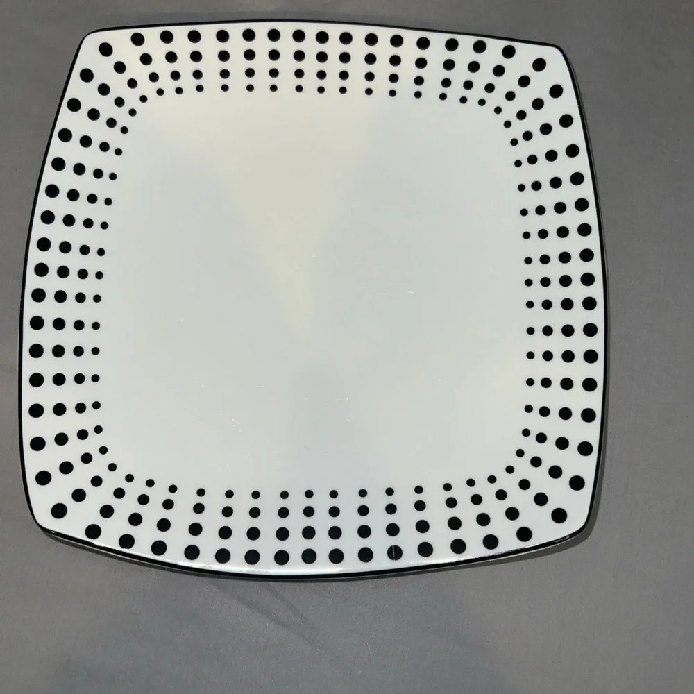 4 Dining Redesigned by Mikasa Cheers Square Salad Plates